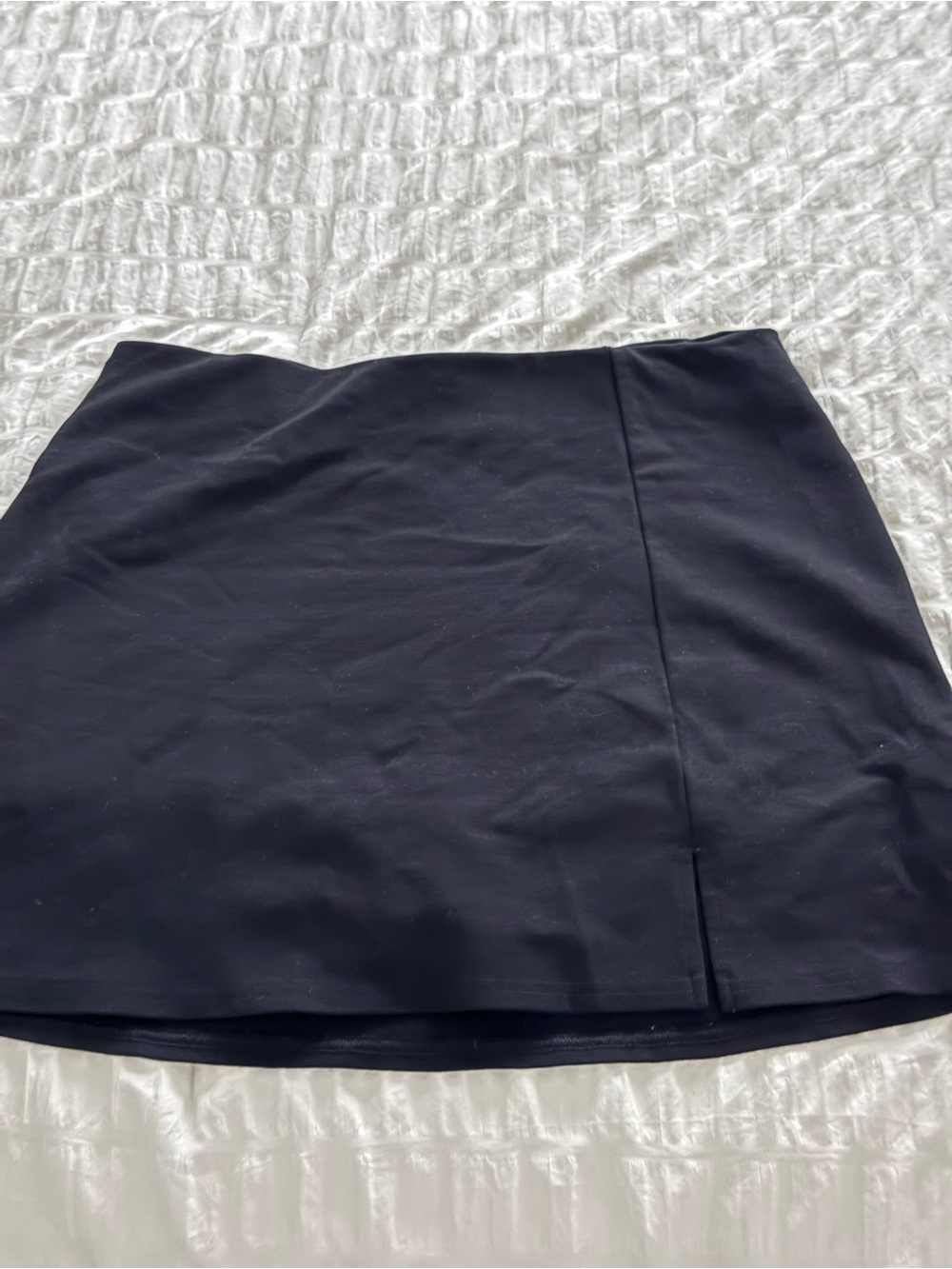 American Eagle Outfitters Black Mini Skirt with Side Seam Detail